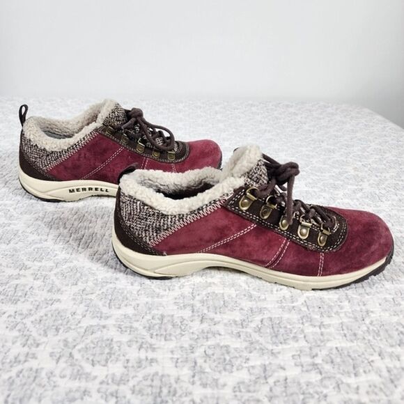 Merrell Windsor Wine Kamori Chill Windsor Hiking Shoes Sneakers Size 7 - Picture 6 of 7